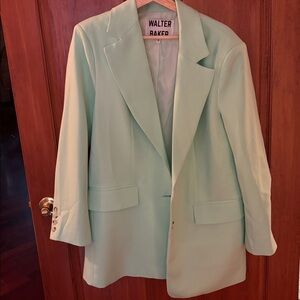 Adorable Walter Baker Mint Green Blazer